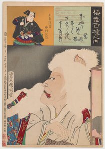 Katten från Okazaki (Okazaki Neko) av Toyohara Kunichika