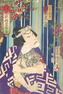 Imagina ry Portai t, Shuifu ← Uan of S Tage: Toryudai Mitate Suikoden Torodai - ac and r, band. . . , 1875. av Toyohara Kunichika