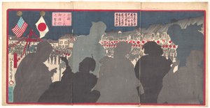 Prakten i general Grants procession från Amerika (Beikoku Guranto-shi go tsūkō no han