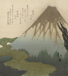 Mount Fuji, 1890-1900 (träblockstryck)