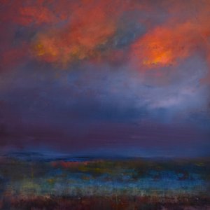 Resplendence, 2019 (olja på duk) av Tracy Lambros