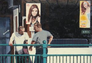 Konversation, 2006 (olja på pannå)