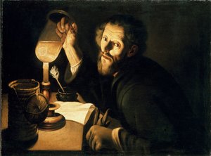 En läkare med ett urinprov, c1630-1633