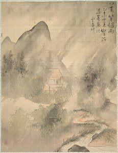 Tio tusen bambu i dimma och regn av Tsubaki Chinzan