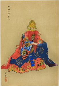 Chikubushima, från serien "One Hundred No Dramas (Nogaku hyakuban)" av Tsukioka Kogyo