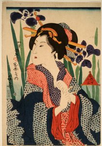 Kurtisanen Taume av Tsukioka Yoshitoshi