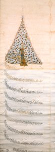 En firma som bemyndigar kapucinerorden av munkar att resa i öster, ca 1628 (se även 195231) av Turkish School