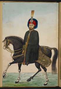 Eller 9505 f.72r, Abdulmecit I (vellum) av Turkish School