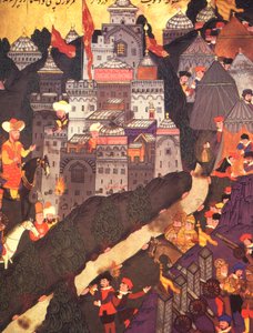 Segern av Bayezid I av Turkish School