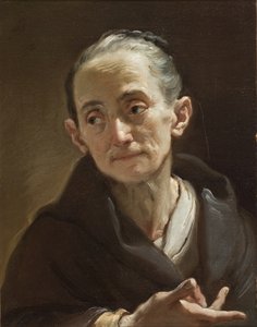 En gammal kvinnas huvud av Ubaldo Gandolfi