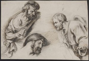 Figurstudier av Ubekendt