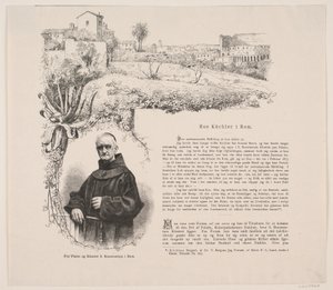 Från Pietro och klostret S. Bonaventerra i Rom. A. Küchler av Ubekendt