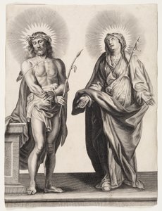 Jesus och Maria av Ubekendt