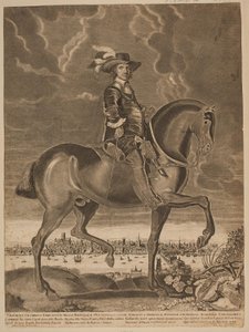 Oliver Cromwell till häst av Ubekendt