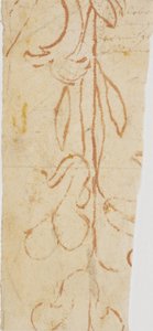 Planteornament (fragment) av Ubekendt KKSgb7383