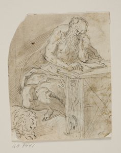 St Jerome i sitt arbetsrum av Ubekendt Ubekendt