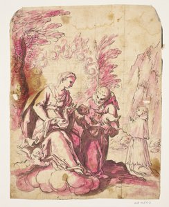 Vision av St Antony av Padua av Ubekendt Ubekendt