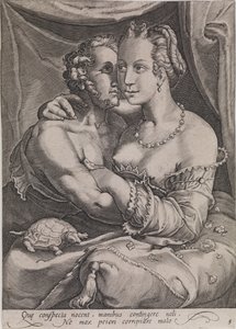 Rör av Ubekendt efter Jan Saenredam efter Hendrick Goltzius