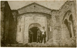 Klostret San Pietro al Monte, Civate, Lombardiet, Italien, fotografi av Ugo Monneret de Villard, cirka 1910