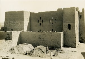 S:t Simeons kloster, Aswan, Egypten, fotografi av Ugo Monneret de Villard av Ugo Monneret de Villard