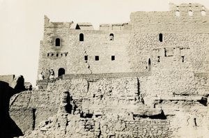 S:t Simeons kloster efter restaureringen, Aswan, Egypten, fotografi av Ugo Monneret de Villard