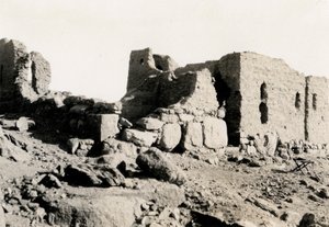 Ruiner på ön Bigeh, Egypten, fotografi av Ugo Monneret de Villard av Ugo Monneret de Villard