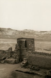 Västra tornet på S:t Simeons kloster, Aswan, Egypten, fotografi av Ugo Monneret de Villard av Ugo Monneret de Villard