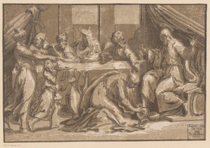 Kristus smord av Maria Magdalena av Ugo da Carpi