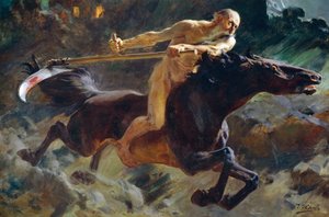 Apokalypsens ryttare, av Ulpian Checa Sanz (1860-1916)