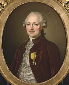 Baron Erik Magnus de Stael Holstein, Sveriges ambassadör i Frankrike - Porträtt av Baron Erik Magnus Stael von Holstein (1749-1802), av Pasch, Ulrika Fredrika (1735-1796). Olja på duk