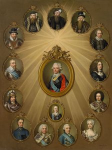 Den gustavianska familjen, ca. 1785