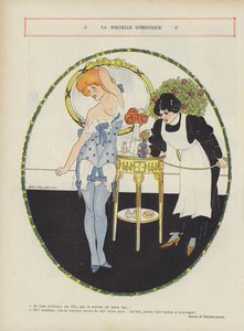 Illustration för Le Rire (färg litho) av Umberto (after) Brunelleschi