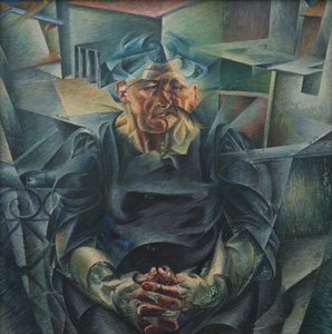 Horisontell konstruktion av Umberto Boccioni