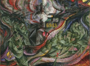 Sinnetillstånd I: Farvälna. 1911 av Umberto Boccioni