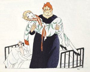 Alla bra saker måste få ett slut .. (pochoir print) av Umberto Brunelleschi