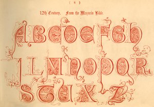 1100-talet. Från Mazarin-bibeln, 1862 av Unbekannt