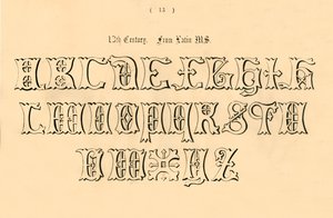 1200-talet. Från Latin MS., 1862 av Unbekannt