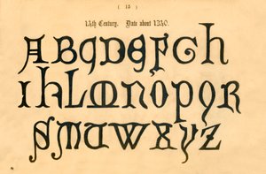 1300-talet. Datum omkring 1340, 1862 av Unbekannt