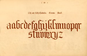 1400- och 1500-talen. Tysk. Liten, 1862 av Unbekannt