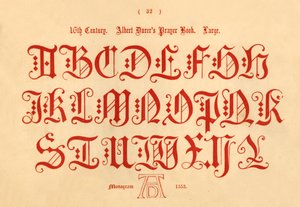 1500-talet. Albert Durers bönbok. Stor, 1862 av Unbekannt