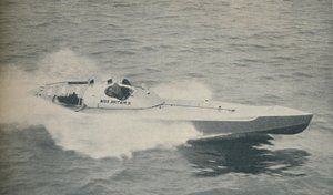 1936 världens snabbaste enmotoriga båt Miss Britain III, 1936 av Unbekannt