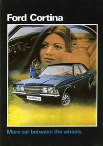 1972 Ford Cortina Mk3 försäljningsbroschyromslag. av Unbekannt