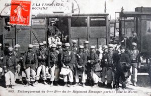 1:a regementet franska främlingslegionen, Marocko, 1911 av Unbekannt