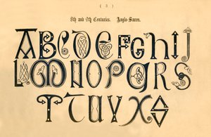 8:e och 900-tal. anglosaxiska, 1862 av Unbekannt