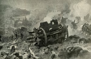 En briljant fransk attack mot den tyska positionen i Argonne, 1919. av Unbekannt