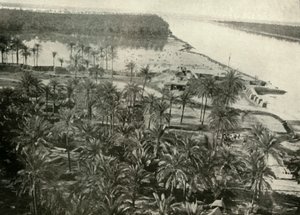 En brittisk position vid floden Tigris, 1919. av Unbekannt
