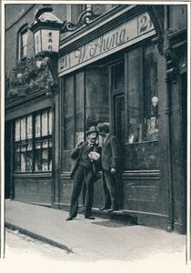 En kinesisk butik, Limehouse, London, c1900 1901 av Unbekannt