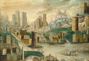 A City of Fantasy, mitten av 1800-talet. av Unbekannt