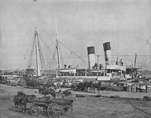 En bomullsångare i New Orleans, 1800-talet av Unbekannt