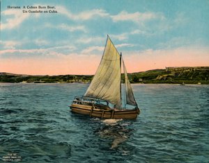 En kubansk bumboat, Havanna, c1920 av Unbekannt